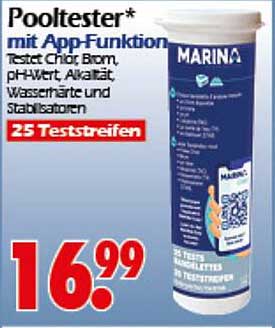 Pooltester* mit App-Funktion – 25 Teststreifen