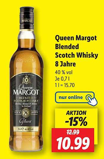 Queen Margot Blended Scotch Whisky 8 Jahre