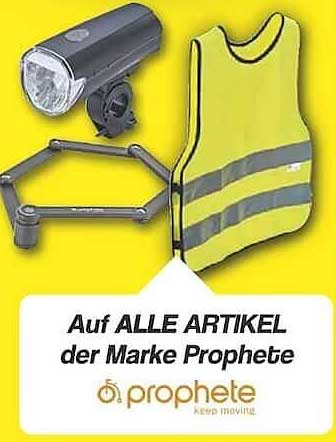 Rabatt auf alle Artikel der Marke Prophete