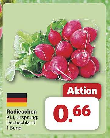 Radieschen Kl. I, Ursprung: Deutschland 1 Bund