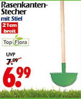 Rasenkanten-Stecher mit Stiel - 21 cm breit