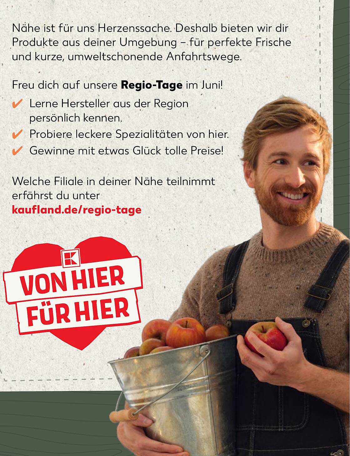 Regio-Tage im Juni bei Kaufland - Frische aus deiner Umgebung