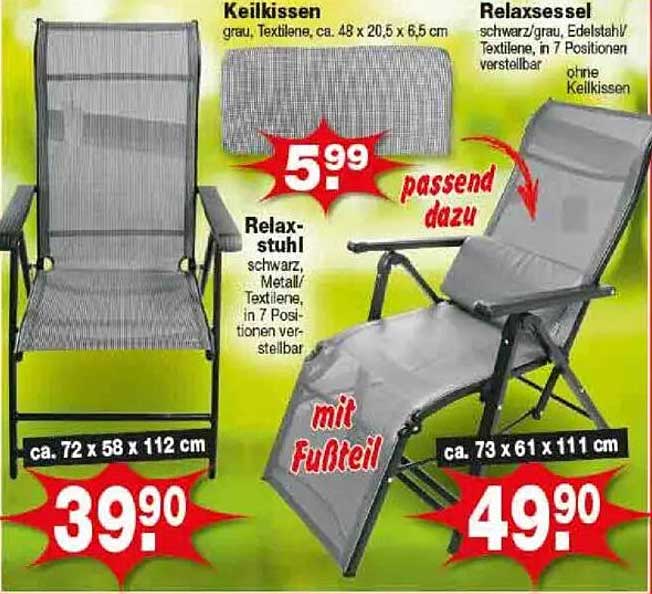 Relaxstuhl mit Fußteil - Entspannung in jedem Moment