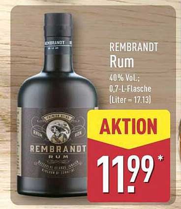 REMBRANDT Rum 0.7-Liter-Flasche