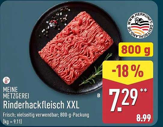 Rinderhackfleisch XXL 800 g