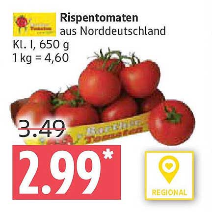 Rispetomaten aus Norddeutschland, 650 g