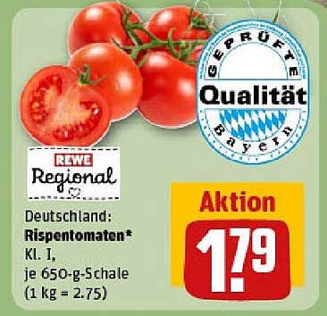 Rispetomaten Kl. I - frisch und regional