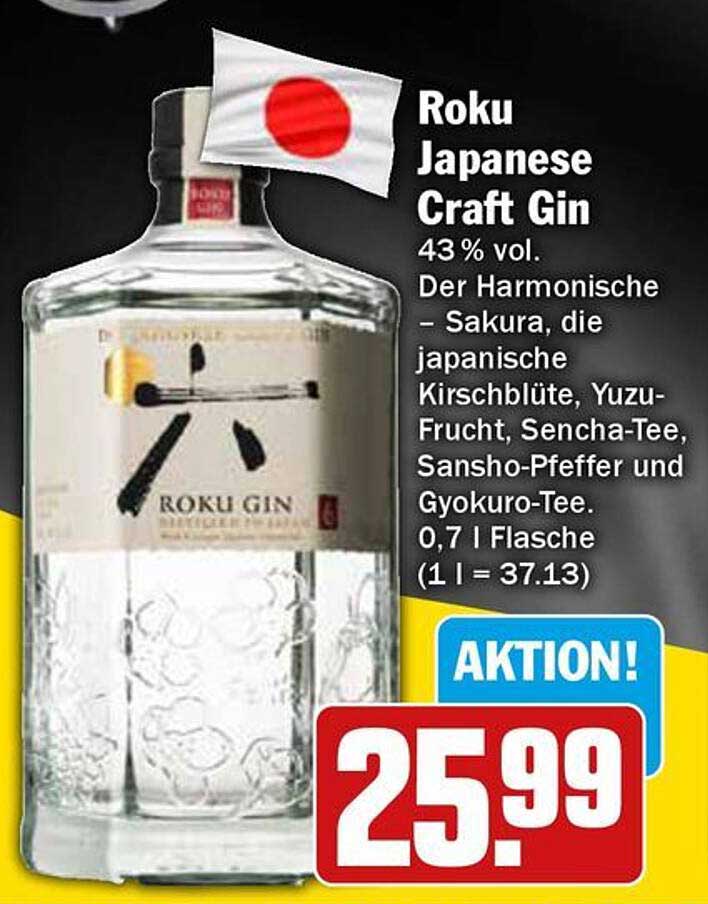Roku Japanese Craft Gin 0,7 l