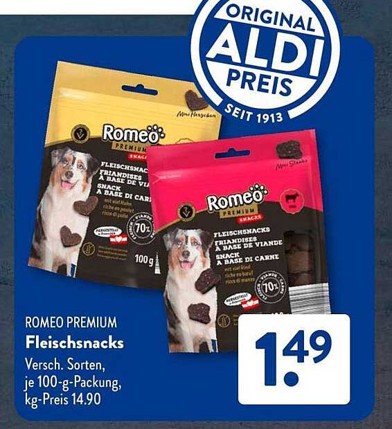 ROMEO PREMIUM Fleischsnacks