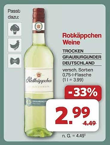 Rotkäppchen Grauburgunder Trocken 0,75l - Angebot vom 19.05.2025 bis 24.05.2025
