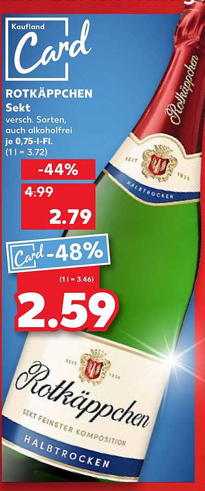 ROTKÄPPCHEN Sekt 0,75 l - Halbtrocken