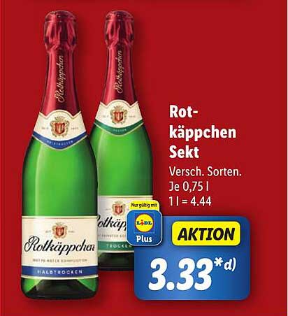 Rotkäppchen Sekt - Verschiedene Sorten, 0,75 l