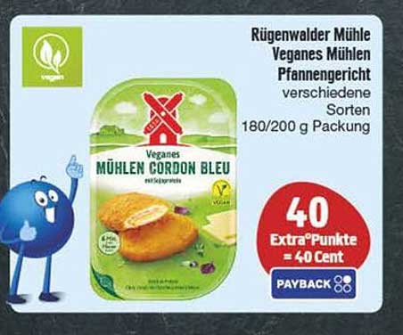 Rügenwalder Mühle Veganes Mühlen Cordon Bleu