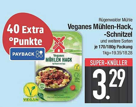 Rügenwalder Mühle Veganes Mühlen-Hack, -Schnitzel
