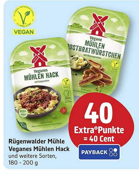 Rügenwalder Mühle Veganes Mühlen Hack und weitere Sorten, 180 - 200 g