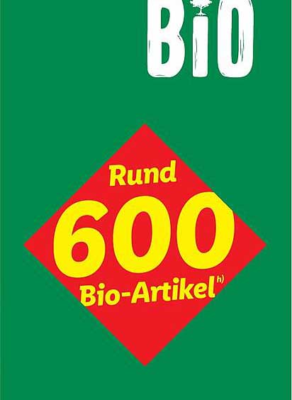 Rund 600 Bio-Artikel im Lidl-Prospekt