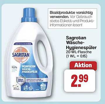 Sagrotan Wäsche-Hygienespüler 20-WL-Flasche