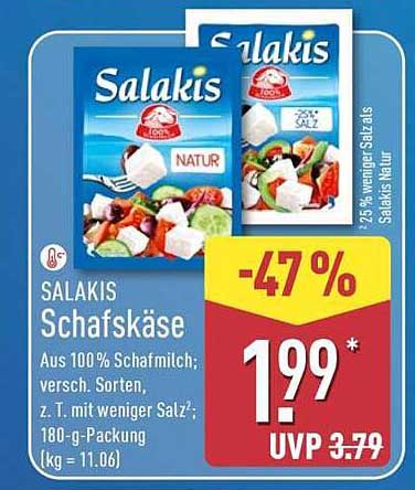 SALAKIS Schafskäse 180-g-Packung