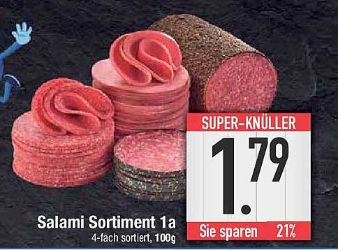 Salami Sortiment 1a - 4-fach sortiert, 100g