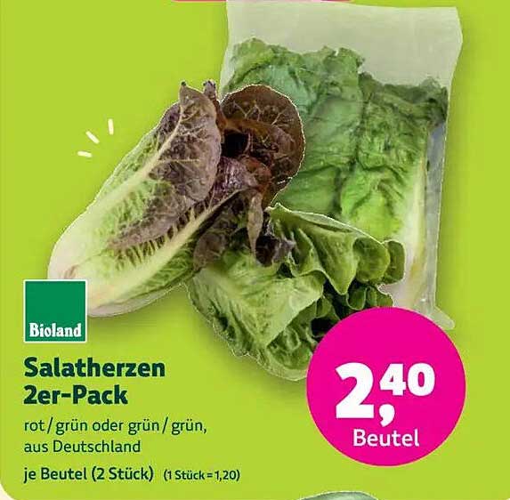 Salatherzen 2er-Pack
