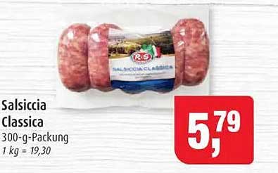 Salsiccia Classica - 300-g-Packung für nur 5,79