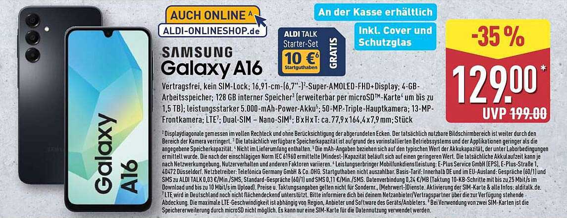 Samsung Galaxy A16 – Das perfekte Smartphone für jeden Tag