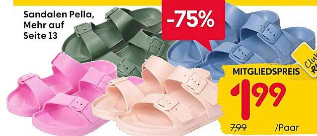 Sandalen Pella, Mehr auf Seite 13