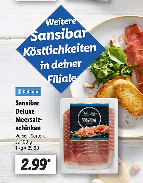 Sansibar Deluxe Meersalzschinken