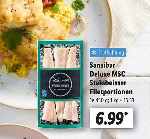 Sansibar Deluxe MSC Steinbeisser Filetportionen