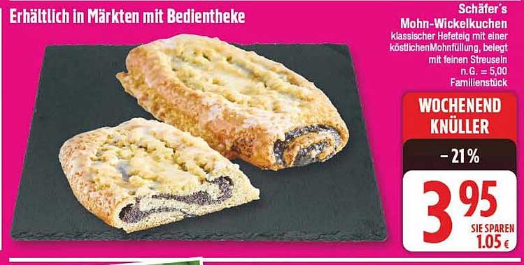 Schäfer's Mohn-Wickelkuchen