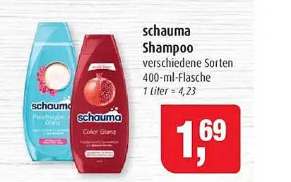 schauma Shampoo verschiedene Sorten 400-ml-Flasche