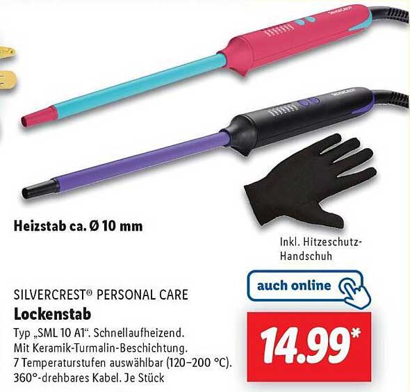 SILVERCREST® Personal Care Lockenstab