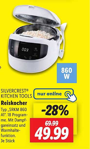 SILVERCREST® Reisekocher Typ „SRKM 860 A1“