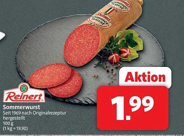 Sommerwurst von Reinert - Aktion vom 19. bis 24. Mai 2025
