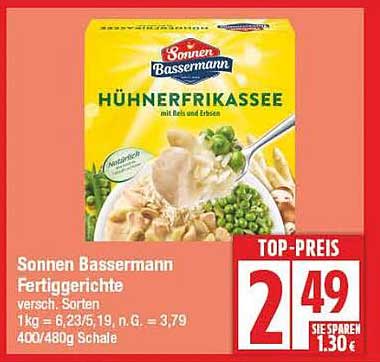 Sonnen Bassermann Hühnerfrikassee Fertiggerichte