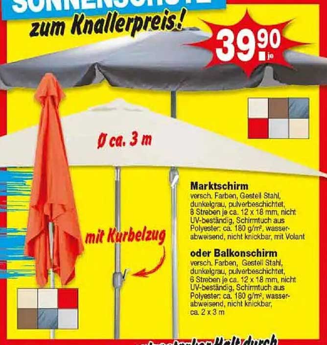 Sonnenschirm zum Knallerpreis!