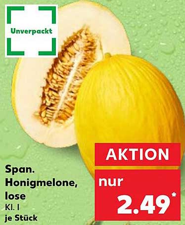 Spanische Honigmelone, lose - Kl. I je Stück