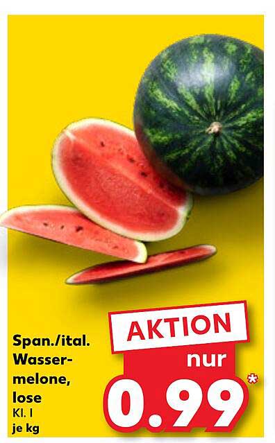 Span./ital. Wassermelone, lose Kl. I je kg