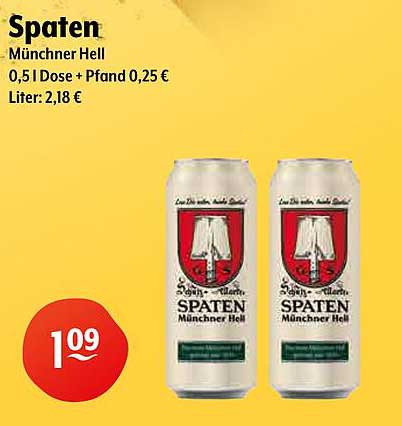 Spaten Münchner Hell 0,5 l Dose