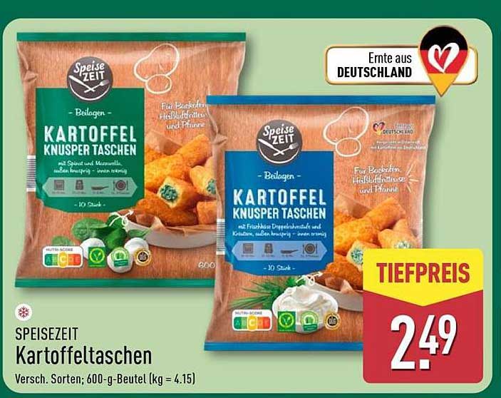 SpeiseZeit Kartoffel Knuspertaschen