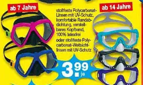 stobfeste Polycarbonat-Linsen mit UV-Schutz