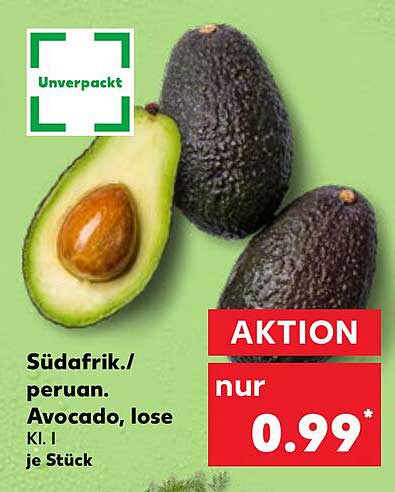 Südafrika/Peruanische Avocado, lose, Kl. I je Stück