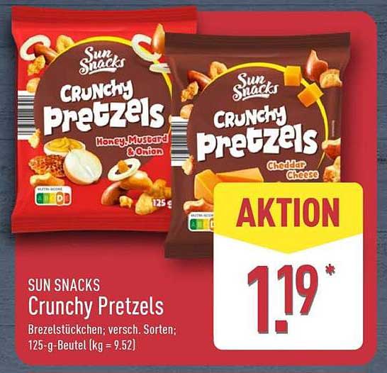 SUN SNACKS Crunchy Pretzels