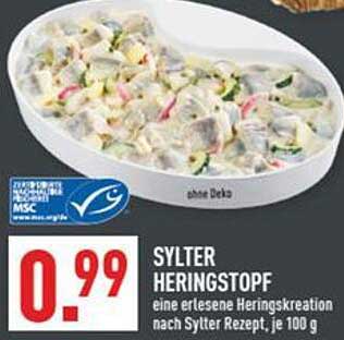 SYLTER HERINGSTOFF – Eine erlesene Heringskreation nach Sylter Rezept, je 100 g