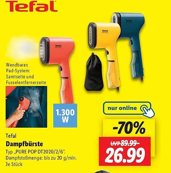 Tefal Dampf Bürste - PURE POP DT2020/2/6