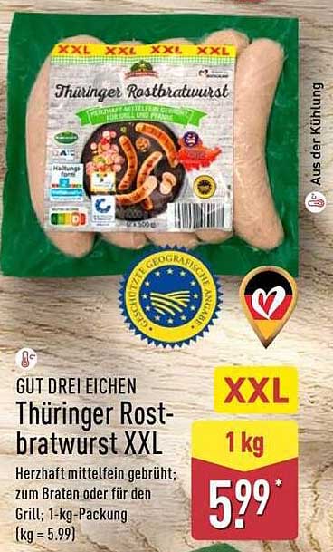 Thüringer Rostbratwurst XXL