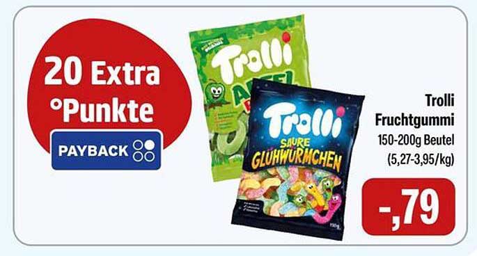 Trolli Fruchtgummi 150-200g Beutel