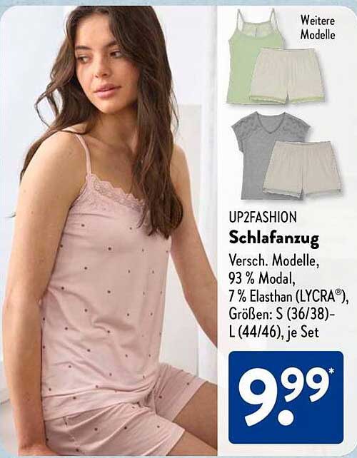UP2FASHION Schlafanzug