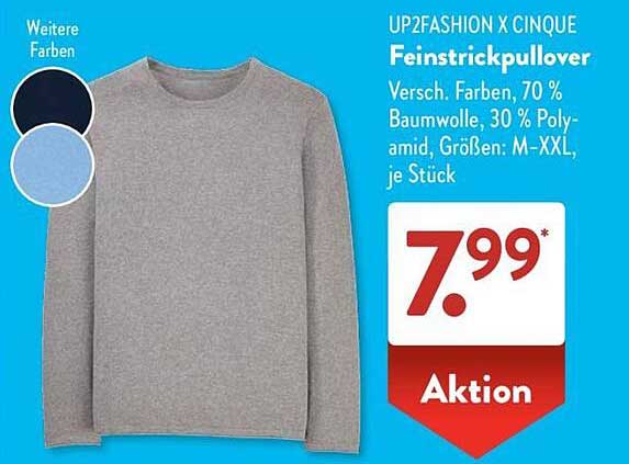 UP2FASHION X CINQUE Feinstrickpullover