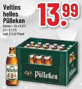 Veltins helles Pülleken Kasten (24 x 0,33 l)
